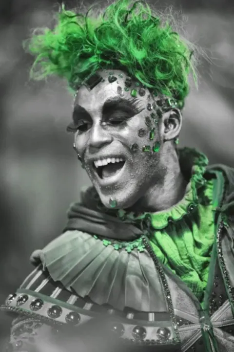 A mostra conta com 50 painéis de grande porte sobre o Carnaval
