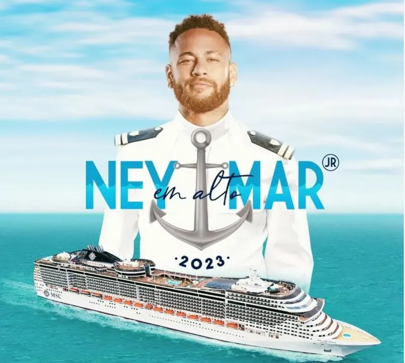 Neymar terá o seu próprio cruzeiro, a exemplo de Roberto Carlos , Daniel e outros.