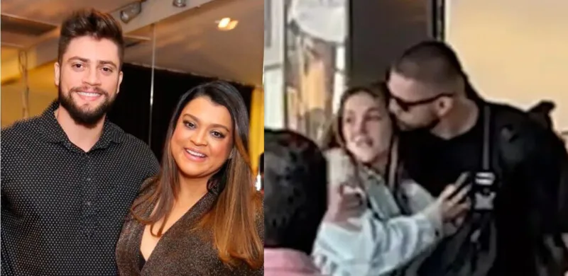 Colunista  compartilhou imagens que flagram Rodrigo Godoy em momento de intimidade com estilista