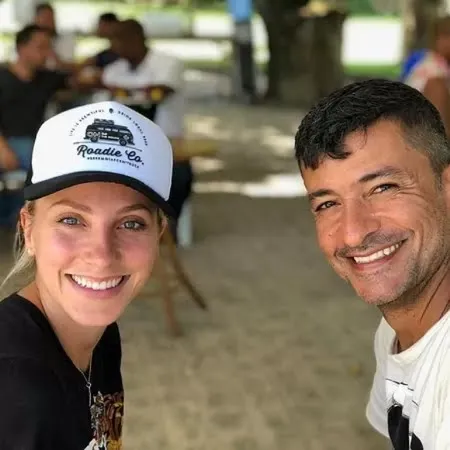 Fernanda Colombo e Sandro Meira Ricci, comentaristas de arbitragem