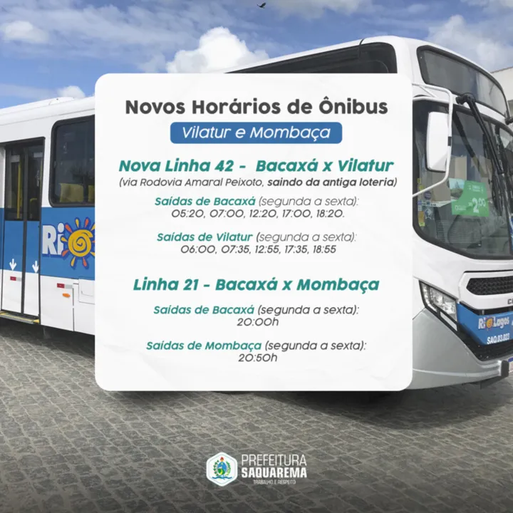 A nova grade de saídas já começa a valer nesta segunda-feira, 22/05