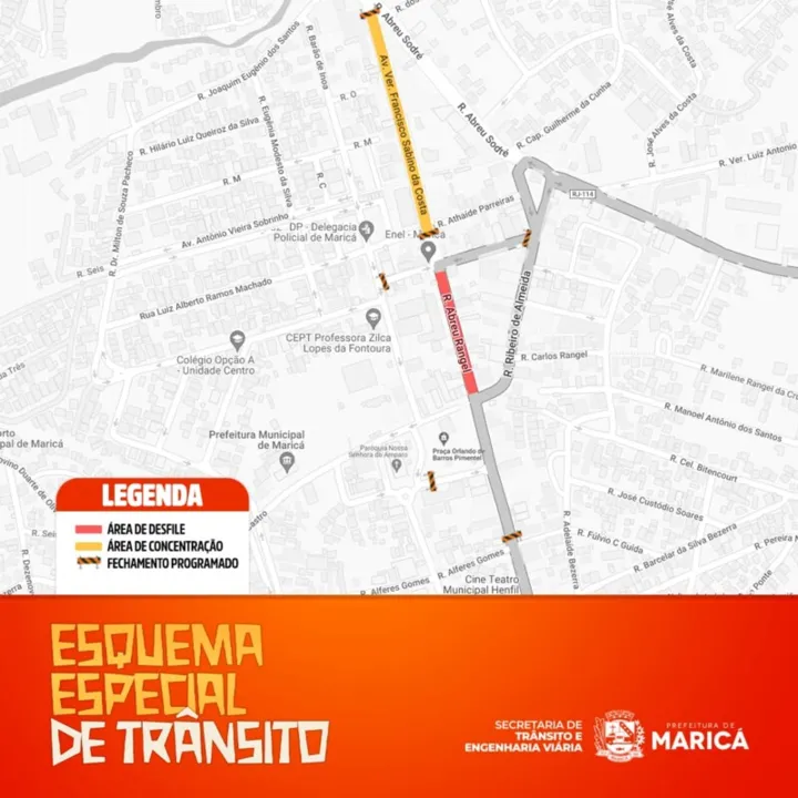 Orientadores estarão nos locais de desvio para orientar motoristas e pedestres