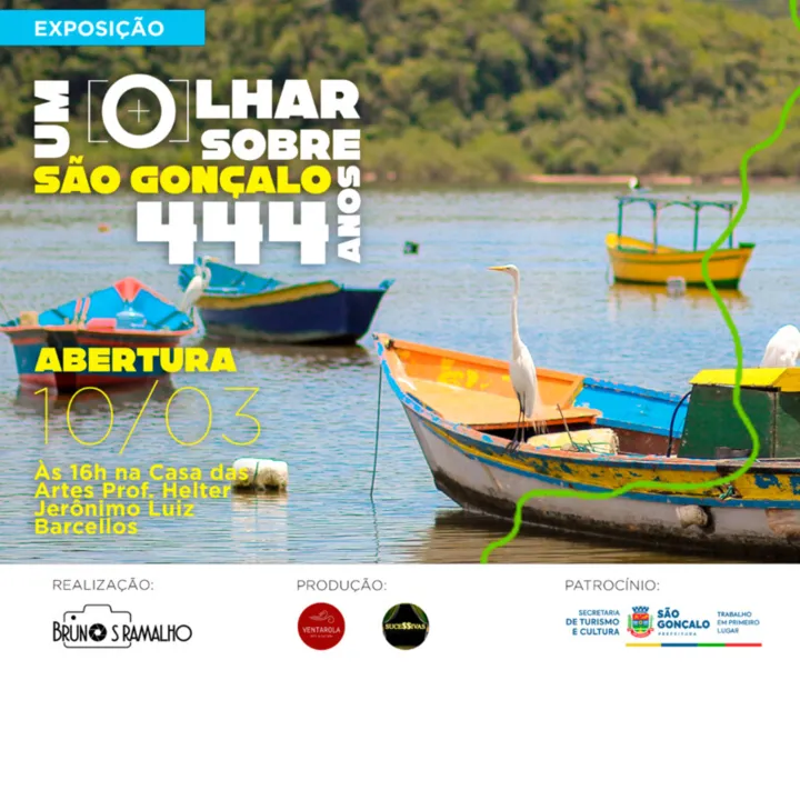 Exposição ficará disponível para visitação na Casa das Artes de São Gonçalo