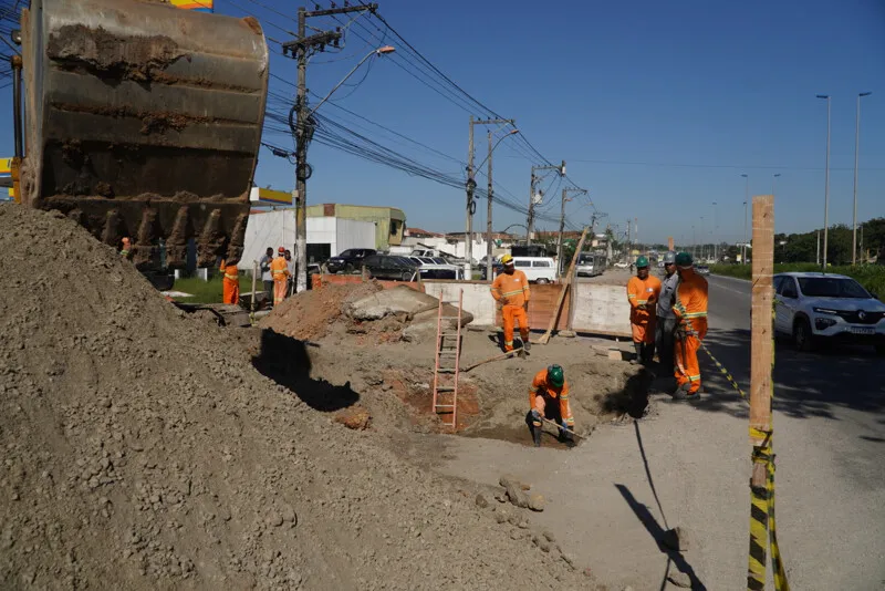 Bairros como Guaxindiba, Monjolos e Santa Luzia também estão sendo contemplados com as obras.