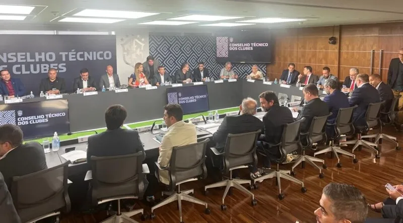 Os clubes da Série A votaram durante o Conselho Técnico do Brasileirão, na sede da CBF, no Rio de Janeiro