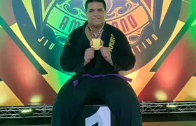 Atleta gonçalense ganha três medalhas no Pan-Americano de Jiu-Jitsu