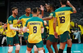 Brasil inicia Pré-Olímpico de vôlei masculino derrotando o Catar