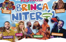 Campo de São Bento recebe 1º Festival Infantil Brinca Niterói neste domingo (29)
