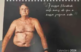 Eduardo Bolsonaro lança calendário e pôster do pai sem camisa, veja o vídeo!