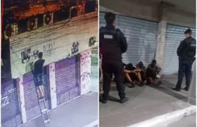 Homens são presos por vandalismo no Centro de São Gonçalo