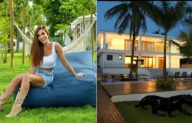 Nicole Bahls conta porque construiu 22 banheiros no sítio em Itaboraí