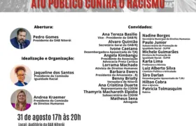 OAB Niterói promove ato público contra o racismo