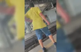 Polícia identifica homem que cometeu racismo em estação de trem no RJ