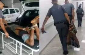 Policiais que amarraram mãos e pés de suspeito de furtar mercado são afastados