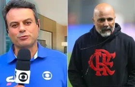 Repórter da Globo teria chamado Sampaoli de 'imbecil' em áudio vazado