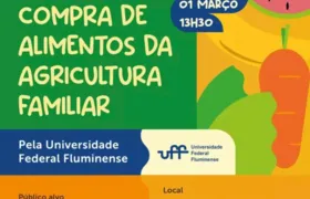 Ação da UFF visa compra de agricultura familiar para suas instituições
