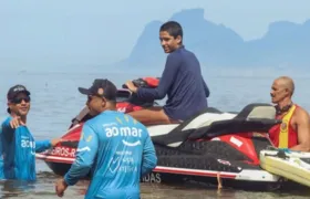 Projeto em Itaipu leva pessoas com necessidades especiais ao mar