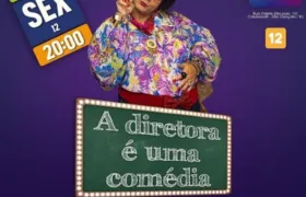 Espetáculo 'A Diretora é Uma Comédia' chega ao Espaço Panorama, no Colubandê
