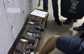 PF encontra armamento irregular em armário do Batalhão de Santa Cruz