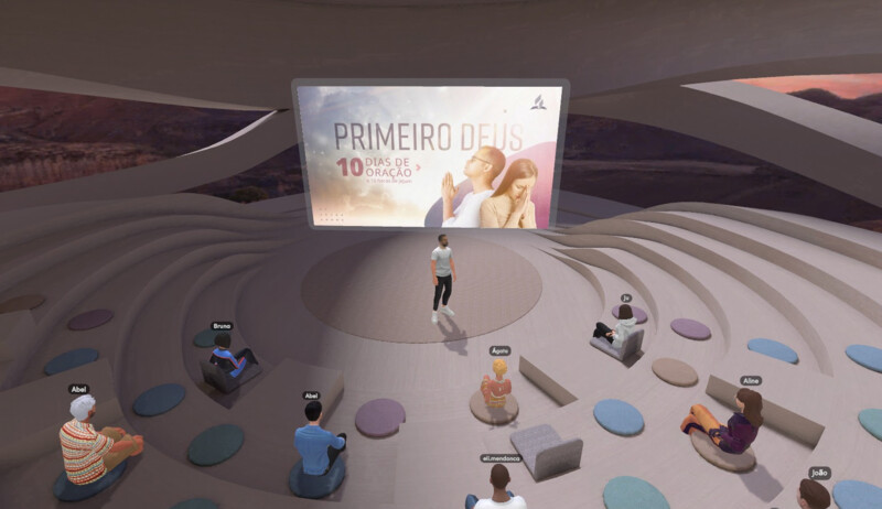 Metaverso: Igreja Organiza Cultos em Templo Virtual