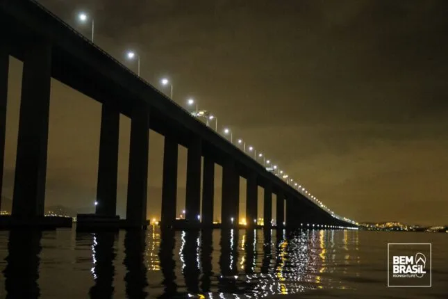 Colisão deixou dois feridos na ponte