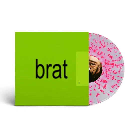 Charli xcx's disco de vinal "BRAT"