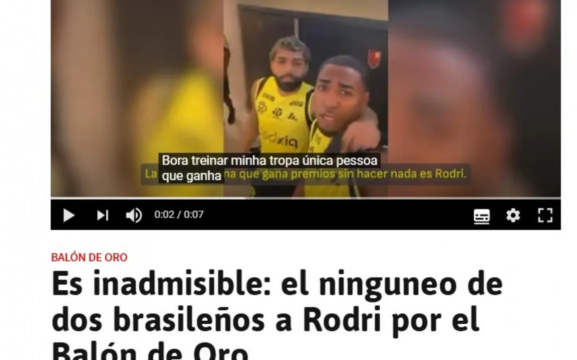 Jogadores do Flamengo geraram polêmica ao opinar sobre a escolha do meio-campista espanhol