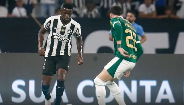 Botafogo é multado por caso de racismo em jogo contra o Palmeiras