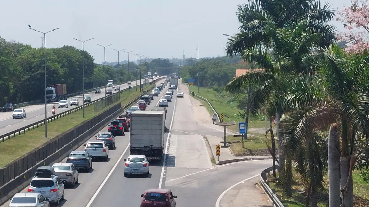 Trânsito ficou lento na região