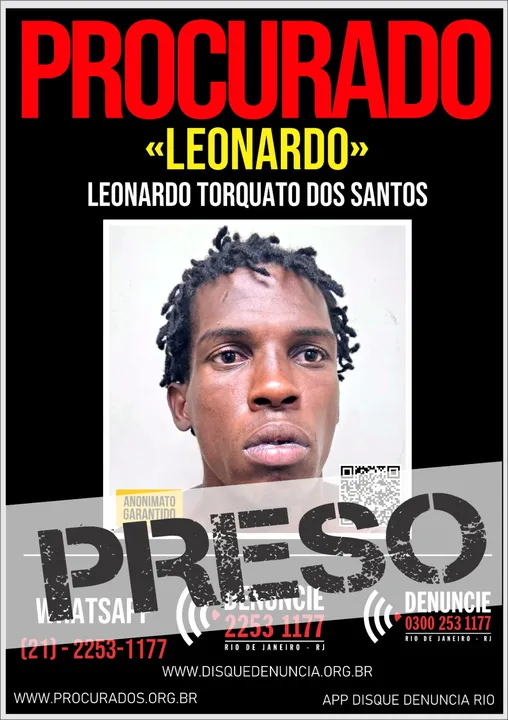 Leonardo Torquato foi preso em São João de Meriti