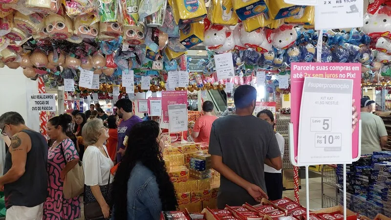 Clientes "correm" para as lojas dois dias antes da Páscoa