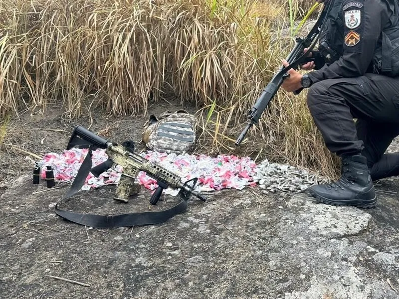 Homem foi capturado pela PM durante ação na comunidade da Hortinha