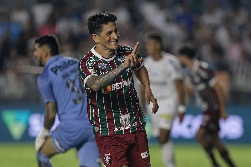 Fluminense venceu o Santos na Vila Belmiro