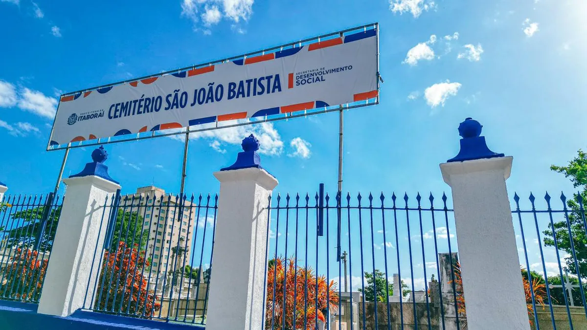 Haverá missa na Capela do Cemitério Municipal São João Batista