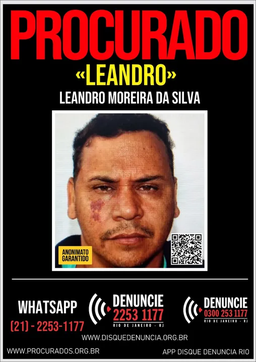 Leandro Moreira da Silva é procurado