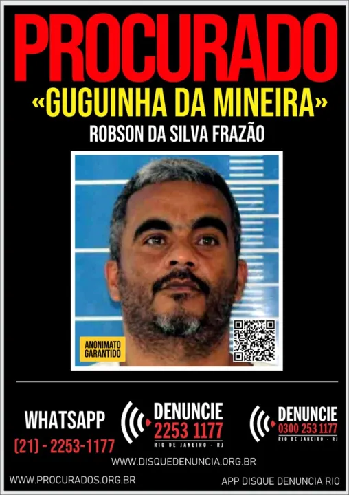 Agentes agora buscam por "Guguinha da Mineira", que também é alvo de mandado pelo crime