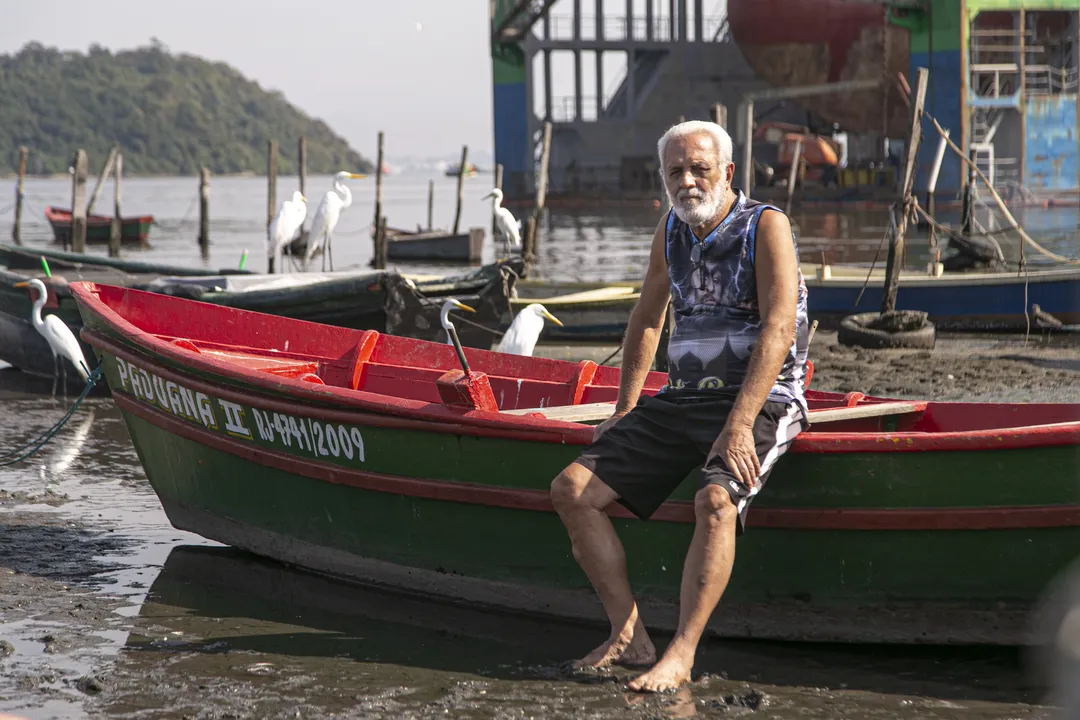 Durval em seu barco - Paduana II