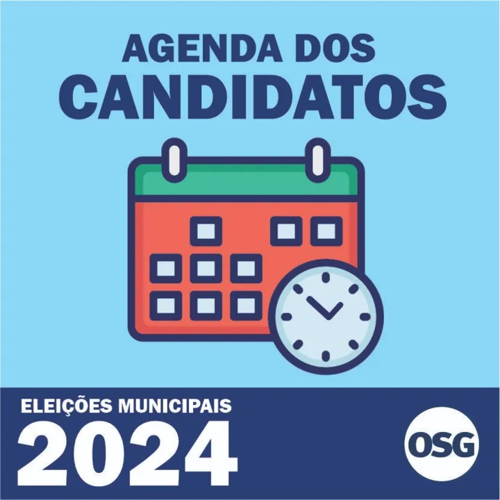 Agenda foi variada para os candidatos