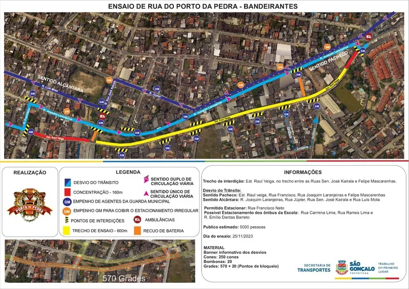 Informações acerca do esquema de trânsito no Carnaval
