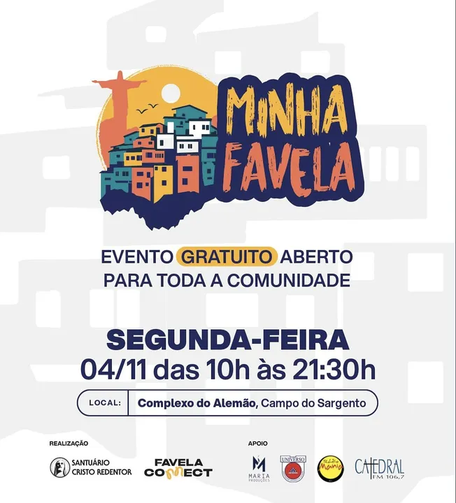 O evento acontece na próxima segunda-feira (4), das 10h às 21h30