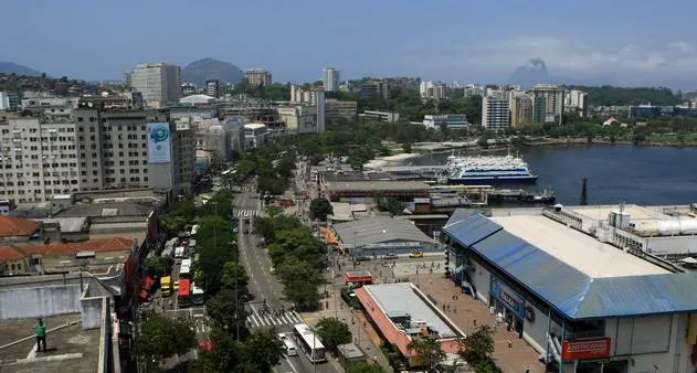 No Centro de Niterói, a falta de luz durou cerca de uma hora