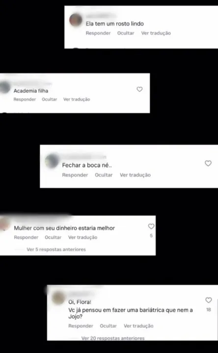 Flora Cruz afirmou para os seguidores que as fotos de biquíni irão continuar, pois ninguém segura uma mulher segura