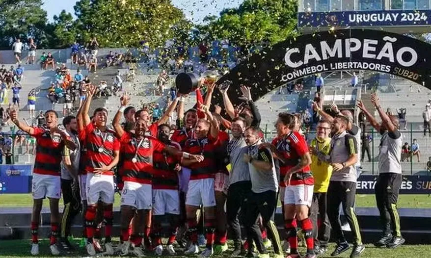 O Flamengo foi campeão da Libertadores sub-20 ao derrotar o Boca Juniors na final