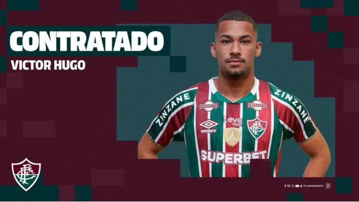 Fluminense anuncia a contratação do volante Victor Hugo