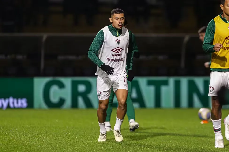 André atuando pelo Fluminense