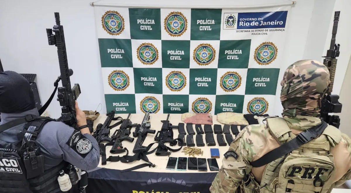 A ocorrência foi encaminhada à DRACO-IE, na Cidade da Polícia, no Jacaré, Zona Norte do Rio