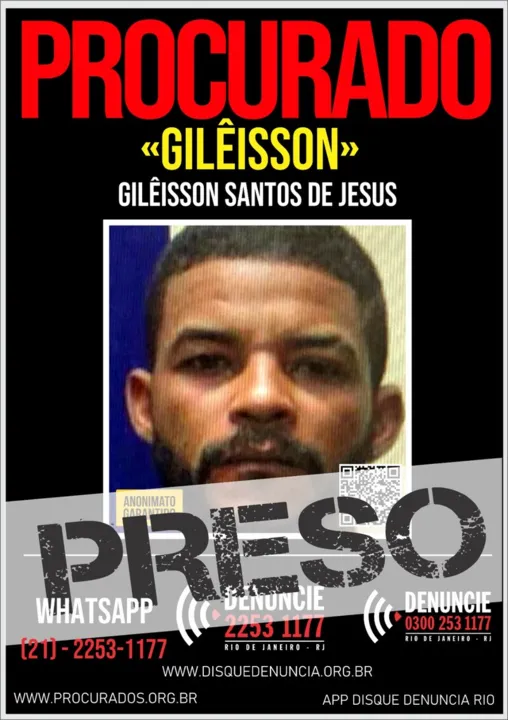 Gilêisson Santos de Jesus, de 37 anos