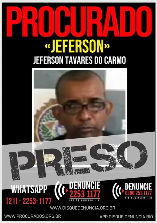 Jeferson Tavares do Carmo está preso desde 2011 por latrocínio e estelionato