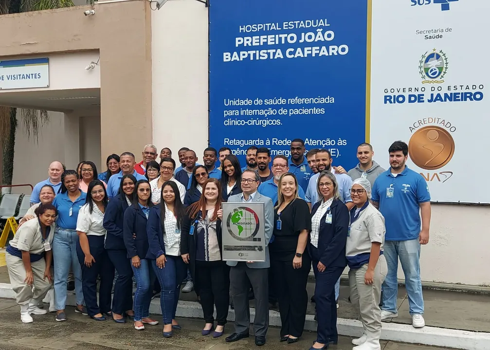 Hospital João Batista Cáffaro recebe certificação da acreditação de excelência ONA