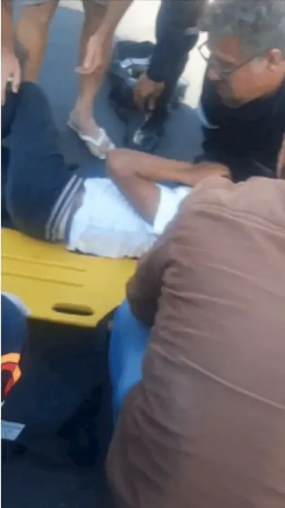 Adolescente é atropelado na Avenida Ayrton Senna, na Barra da Tijuca, na tarde desta segunda-feira (07)